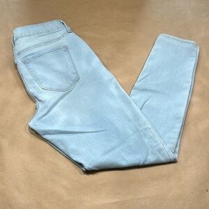 Old Navy Super Light Blue Skinny Jean Sz 4